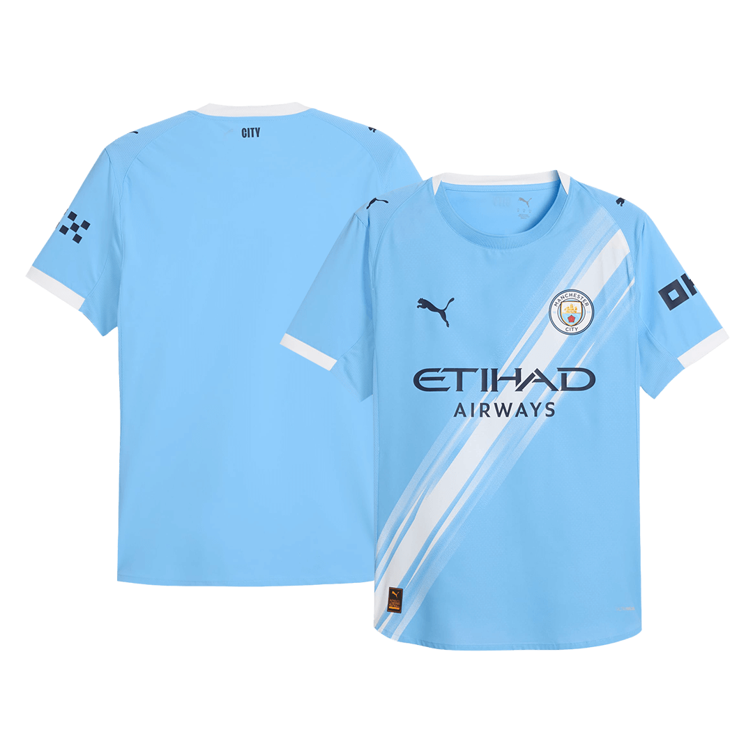 Manchester City Thuis Spelersversie Voetbalshirt 2025/26 - Slim Fit