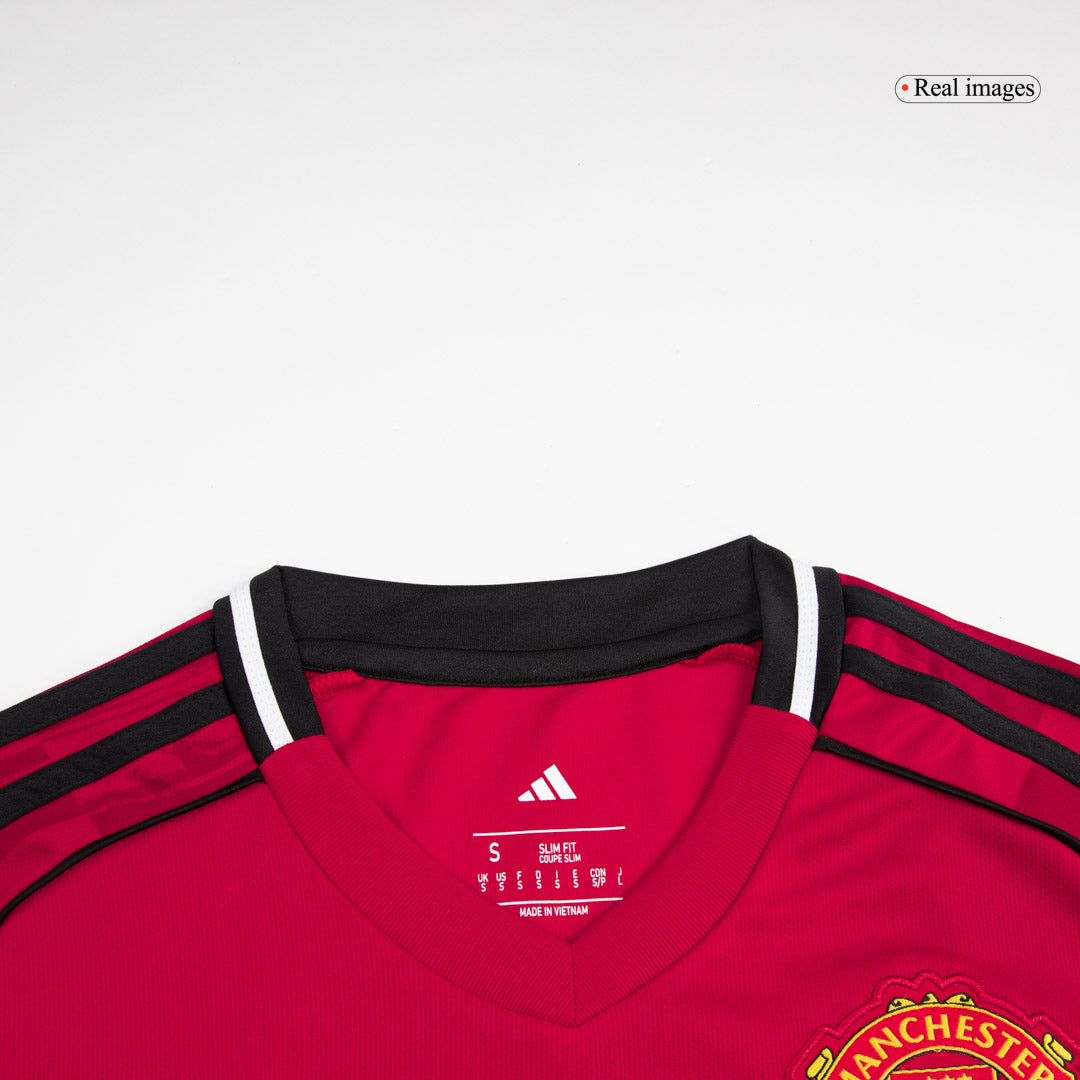 B.FERNANDES #8 Heren Manchester United Thuis Voetbalshirt 2025/26 [PREMIUM]