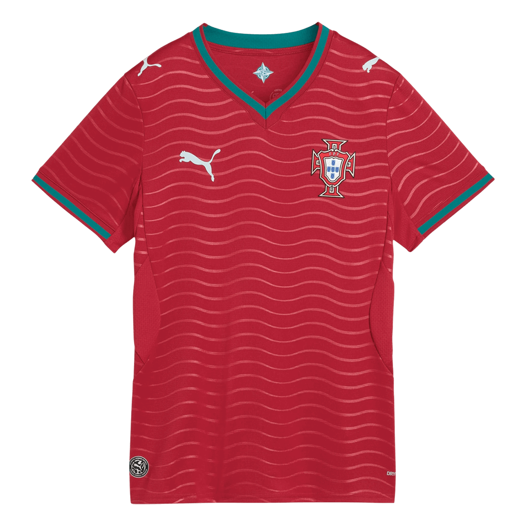 Maillot domicile de l'équipe féminine du Portugal 2026