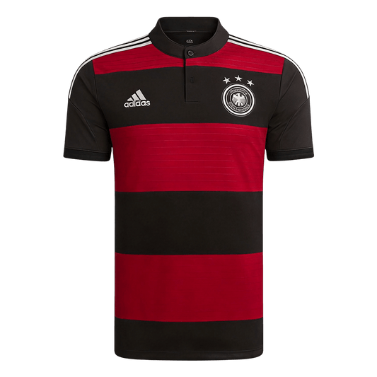 Retro Germany Uit Voetbalshirt 2014 - voorkant