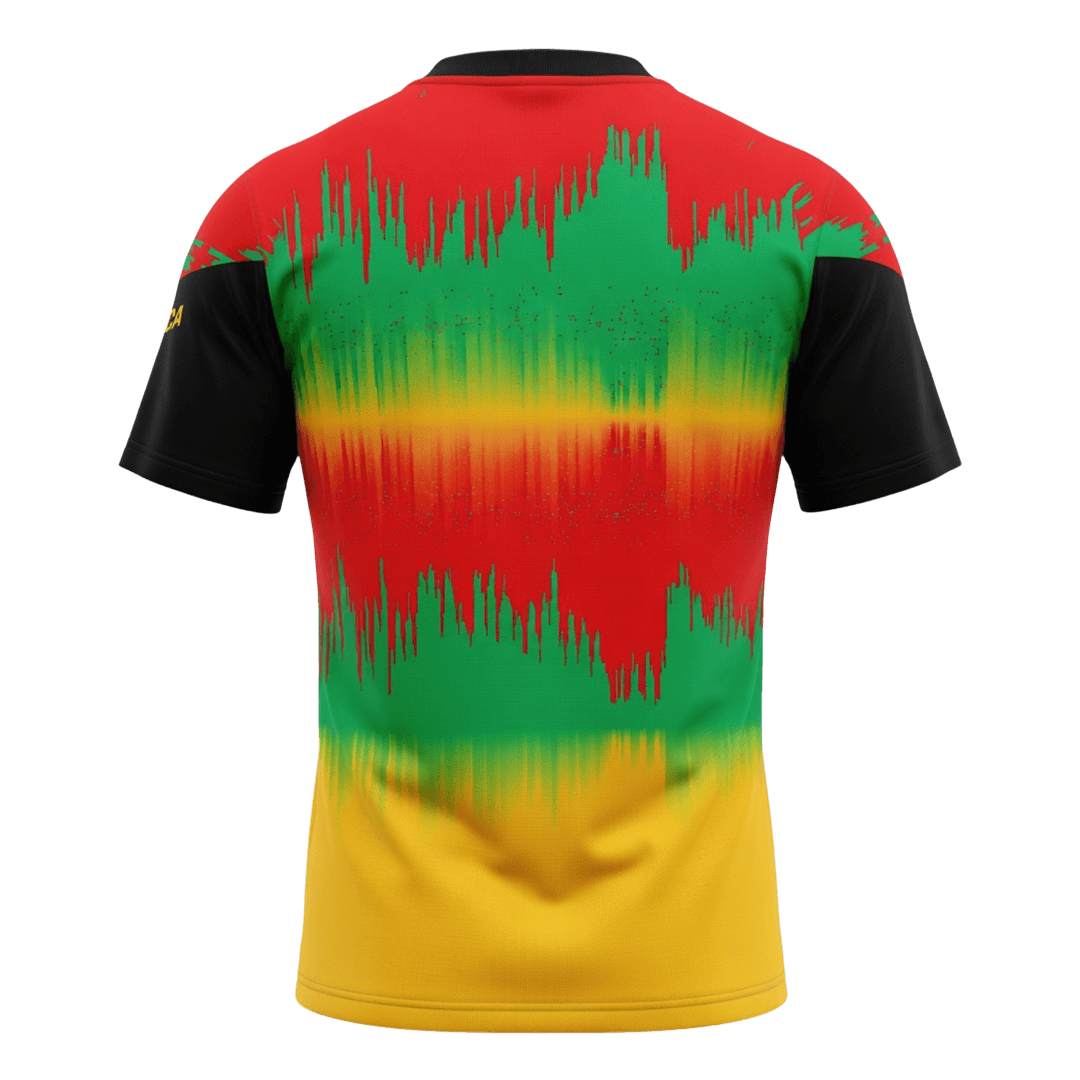 Heren Jamaica Pre-Match Voetbalshirt WK Voetbal 2026 - detail