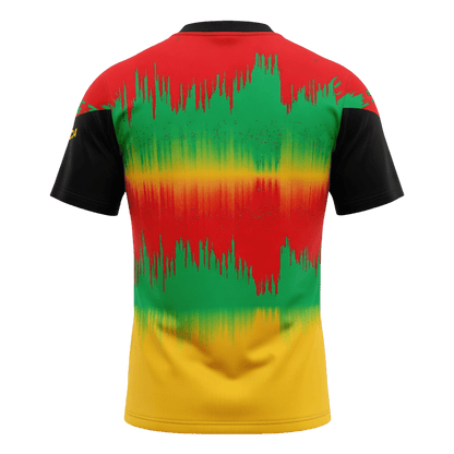Heren Jamaica Pre-Match Voetbalshirt WK Voetbal 2026 - detail