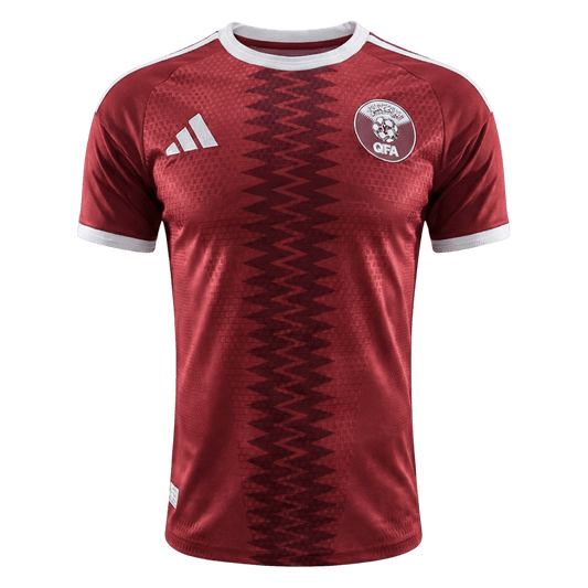 Qatar Thuis Spelersversie Voetbalshirt WK Voetbal 2026 - Slim Fit - voorkant