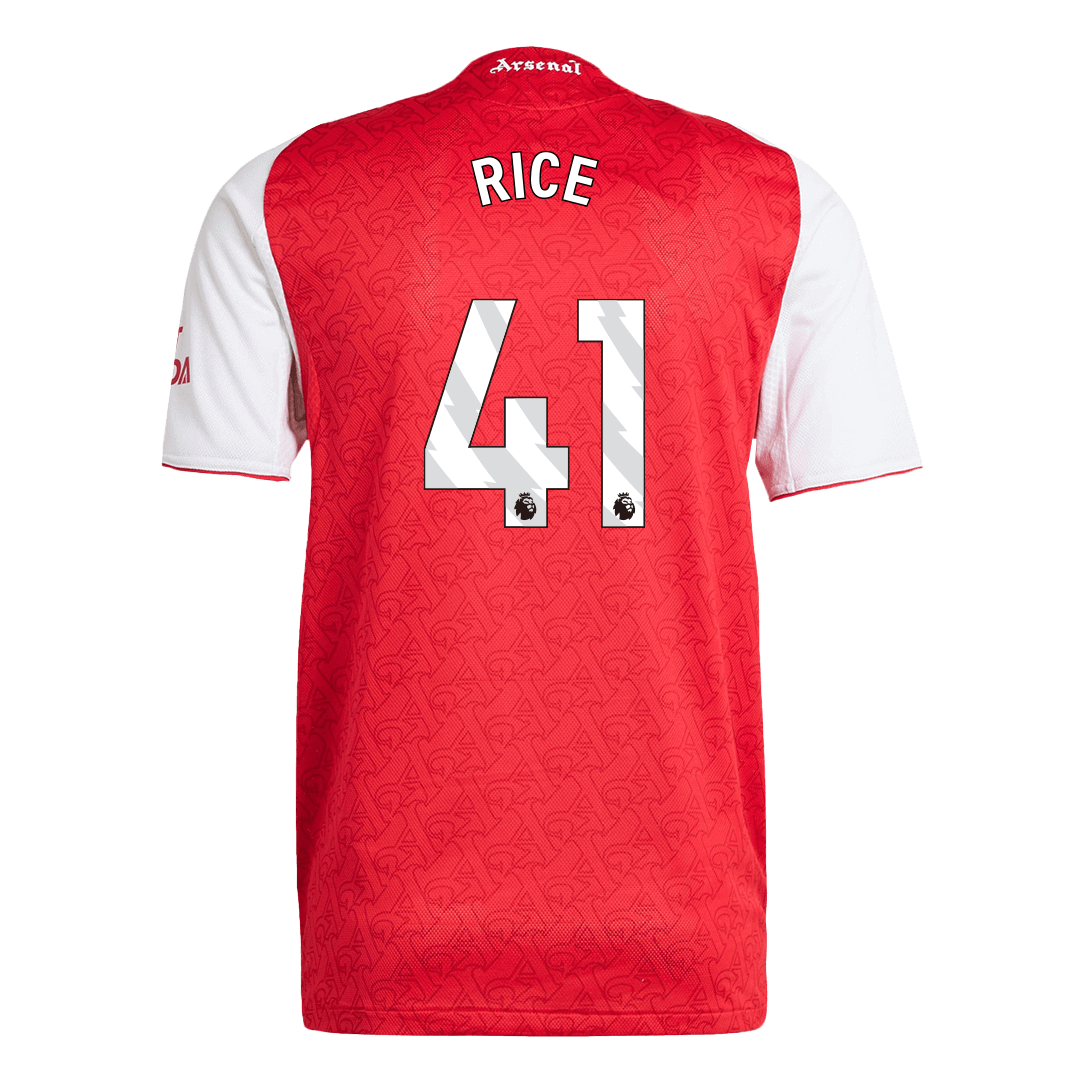 RICE #41 Arsenal Thuis Spelersversie Voetbalshirt 2025/26 - Slim Fit - foto 12