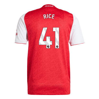 RICE #41 Arsenal Thuis Spelersversie Voetbalshirt 2025/26 - Slim Fit - foto 12