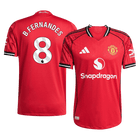 B.FERNANDES #8 Manchester United Thuis Spelersversie Voetbalshirt 2025/26 - Slim Fit