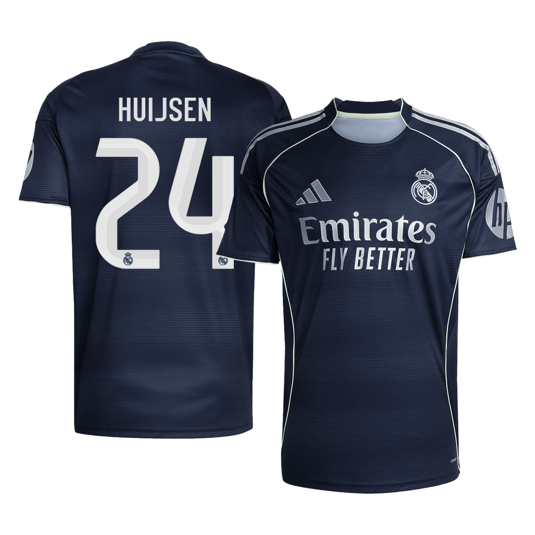 HUIJSEN #24 Heren Real Madrid Uit Voetbalshirt 2025/26