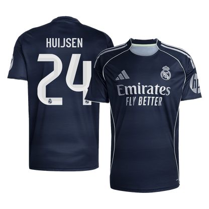 HUIJSEN #24 Heren Real Madrid Uit Voetbalshirt 2025/26