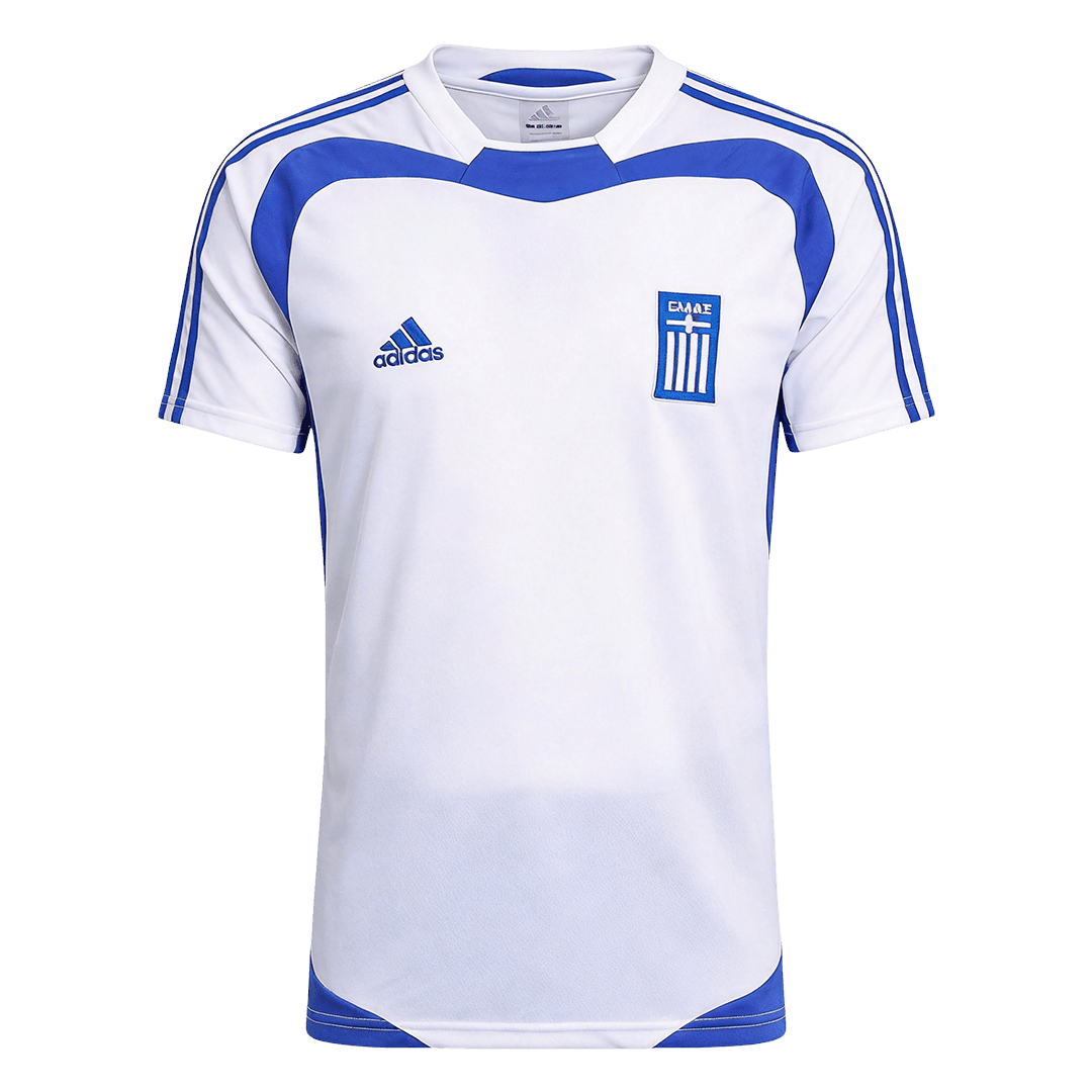 Retro Greece Uit Voetbalshirt 2004 - voorkant