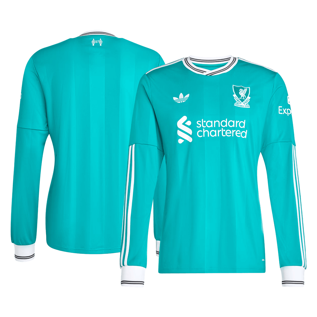 Heren Liverpool Derde Lange Mouwen Voetbalshirt 2025/26