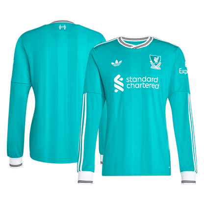 Heren Liverpool Derde Lange Mouwen Voetbalshirt 2025/26