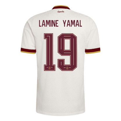 LAMINE YAMAL #19 Spanje Spelersversie Uitshirt WK Voetbal 2026 - slim fit【Kampioenseditie】