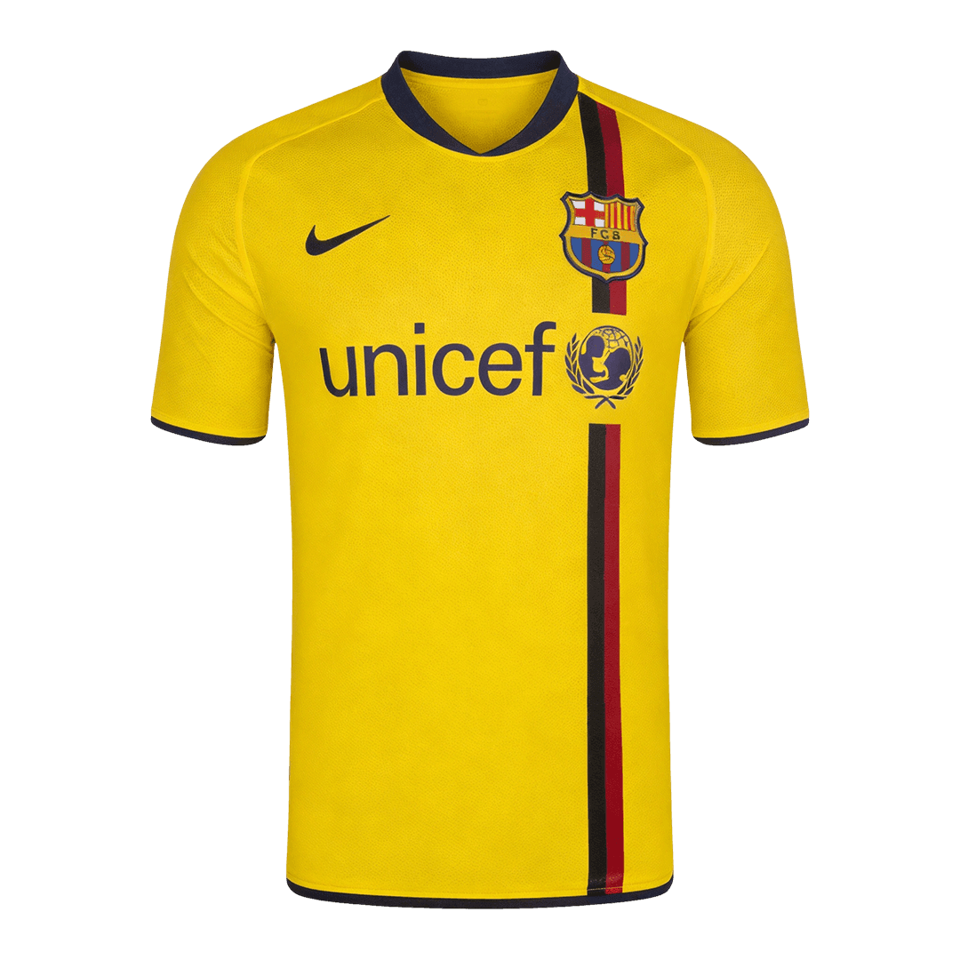 Retro Barcelona Uit Voetbalshirt 2008/10 - voorkant
