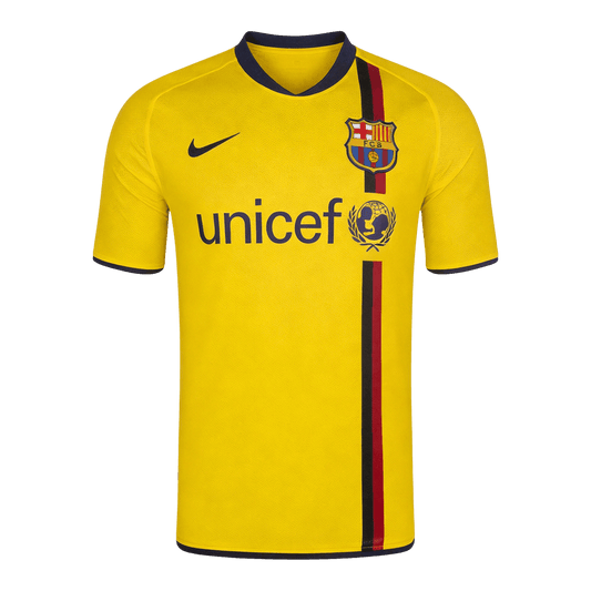 Retro Barcelona Uit Voetbalshirt 2008/10 - voorkant