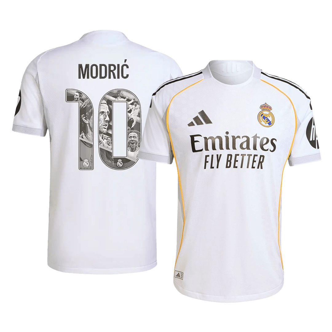 MODRIĆ Special #10 Real Madrid Thuis Spelersversie Voetbalshirt 2025/26 - Slim Fit