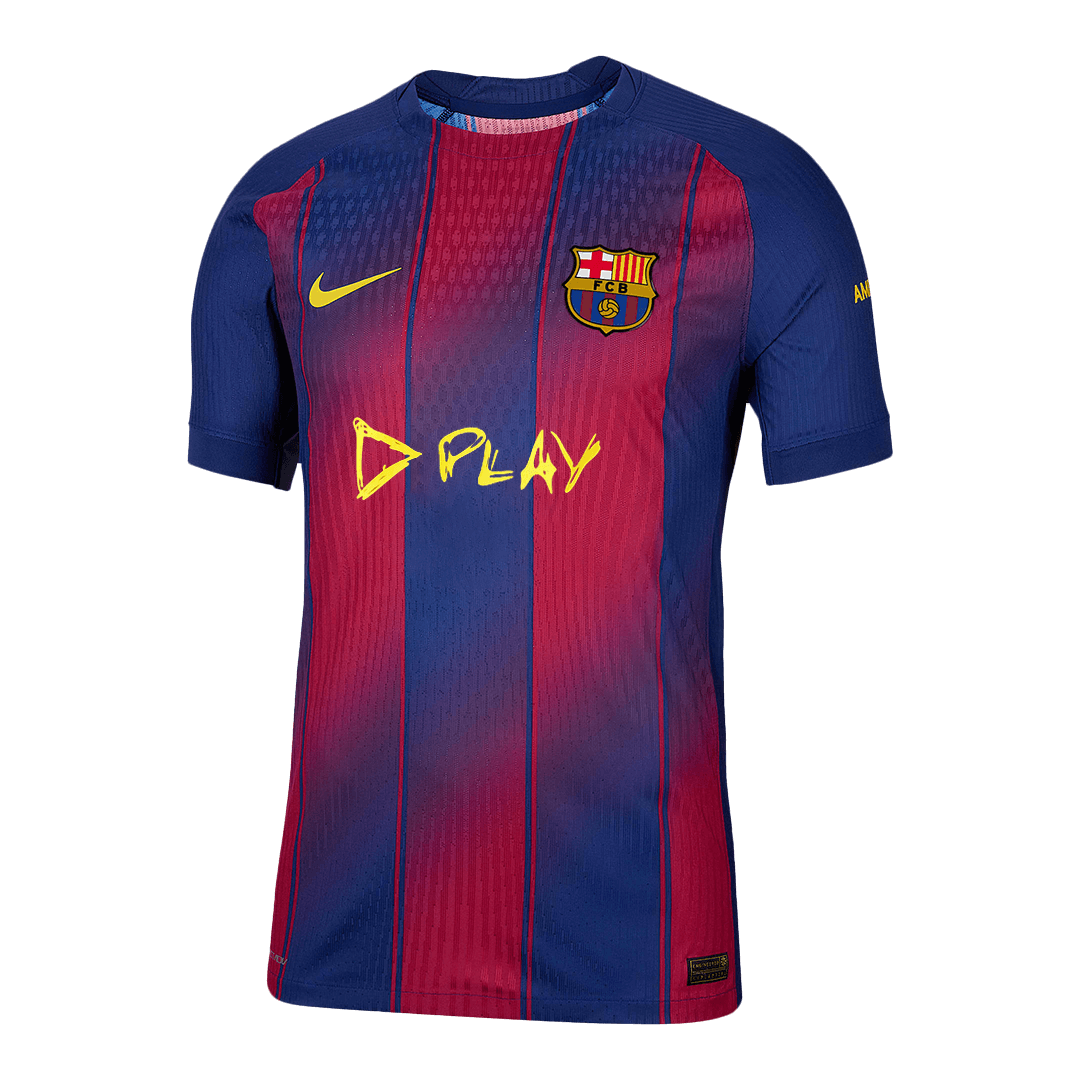 Barcelona Thuis Spelersversie Voetbalshirt 2025/26 - Slim Fit