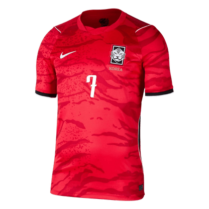 HEUNGMIN #7 Heren South Korea Thuis Voetbalshirt WK Voetbal 2026 - detail