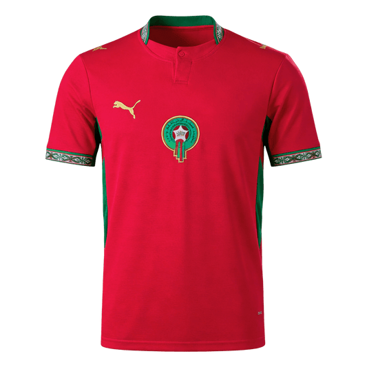 Heren Morocco Thuis Voetbalshirt WK Voetbal 2026 - voorkant