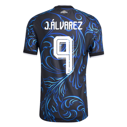 J. ÁLVAREZ #9 Argentina Uit Spelersversie Voetbalshirt WK Voetbal 2026 - Slim Fit