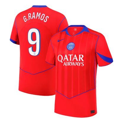 G.RAMOS #9 Heren PSG Derde Voetbalshirt 2025/26
