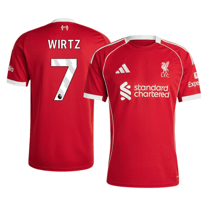 WIRTZ #7 Heren Liverpool Thuis Voetbalshirt 2025/26