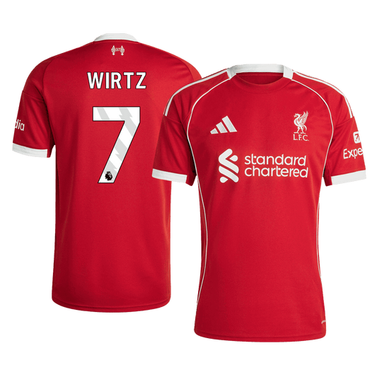 WIRTZ #7 Heren Liverpool Thuis Voetbalshirt 2025/26