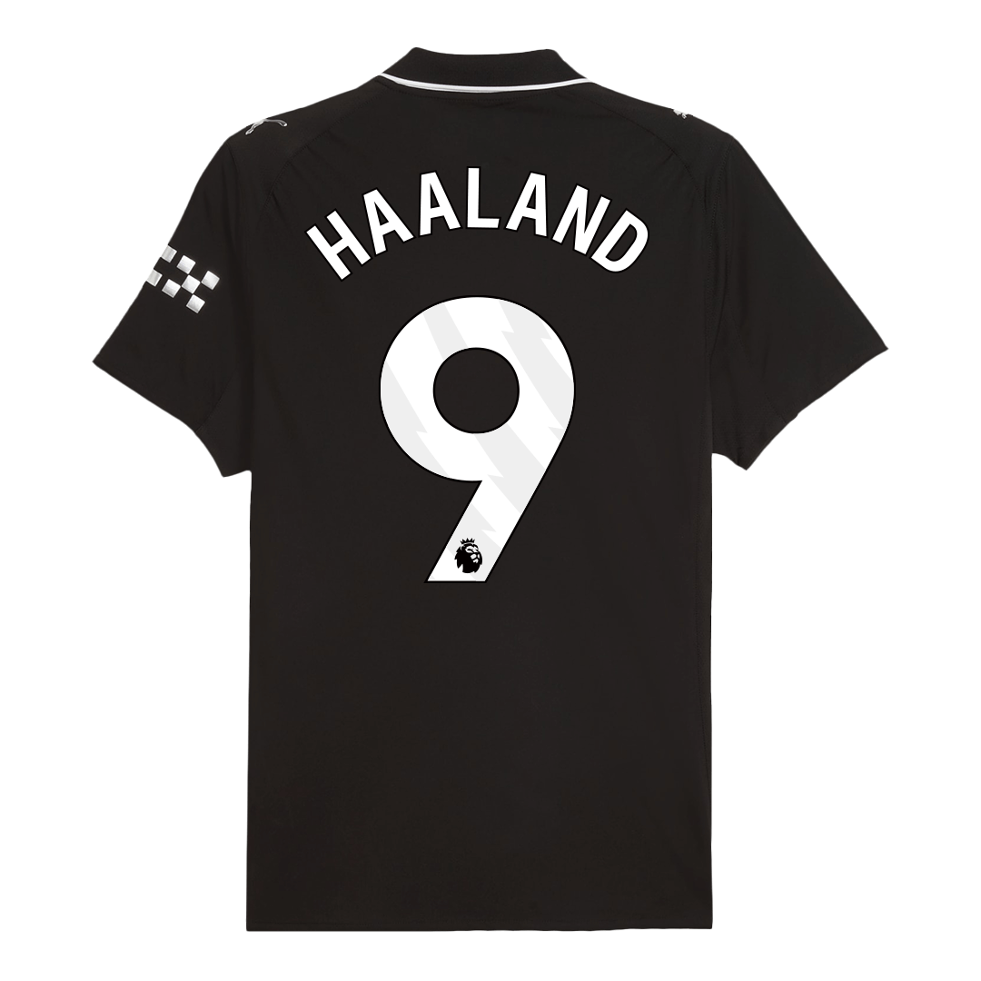 HAALAND #9 Manchester City Uit Spelersversie Voetbalshirt 2025/26 - Slim Fit
