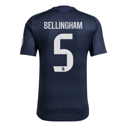 BELLINGHAM #5 Real Madrid Uit Spelersversie Voetbalshirt 2025/26 - Slim Fit