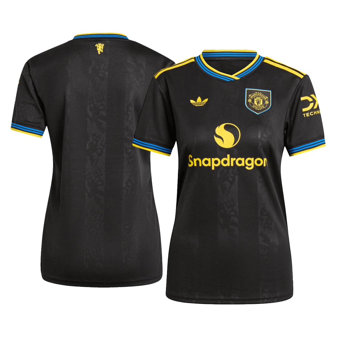 Dames Manchester United Derde Voetbalshirt 2025/26