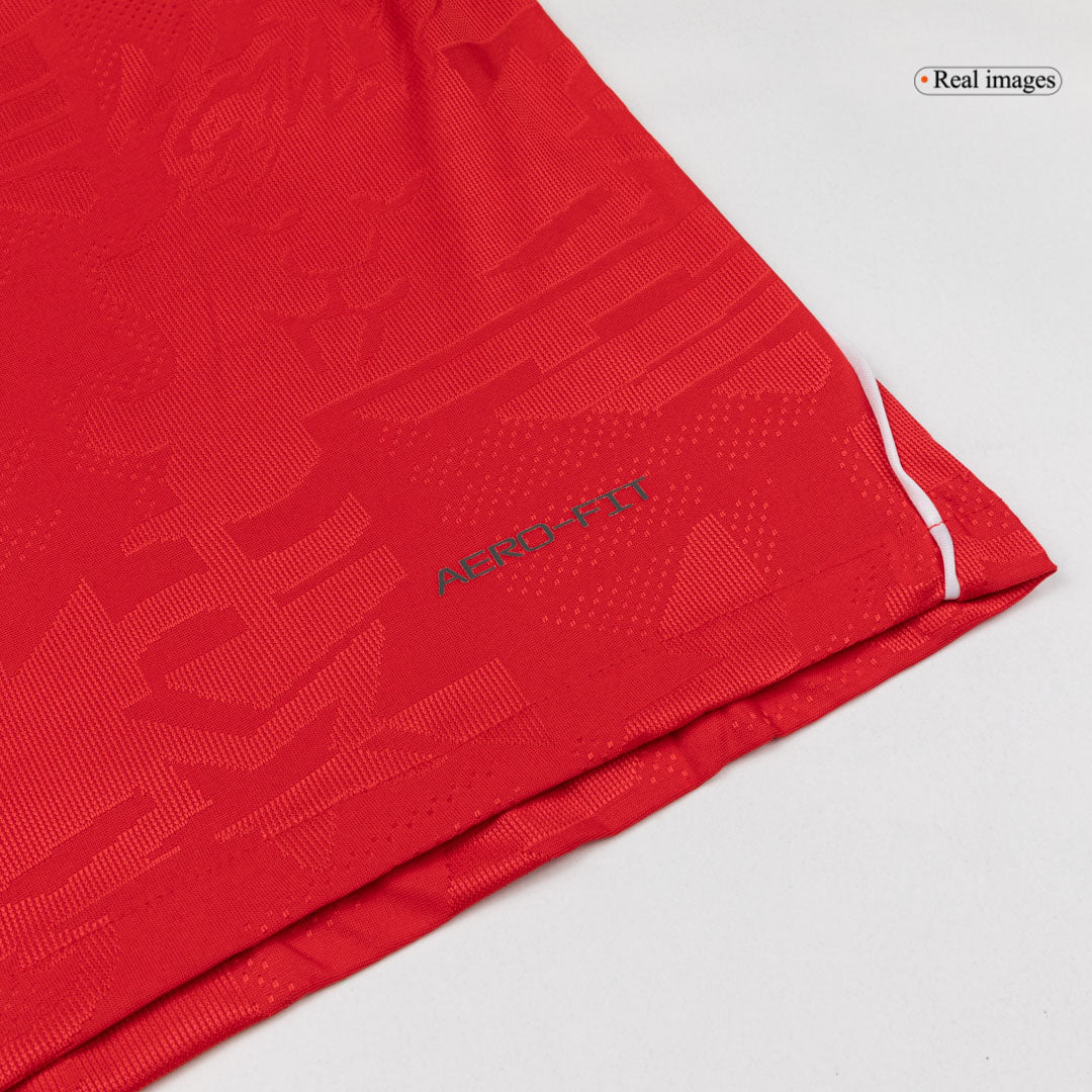 RICE #4 England Uit Spelersversie Voetbalshirt WK Voetbal 2026 - Slim Fit - model