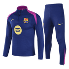 Barcelona Joggingpak met rit Set(top+broek) 2025/26 Navy