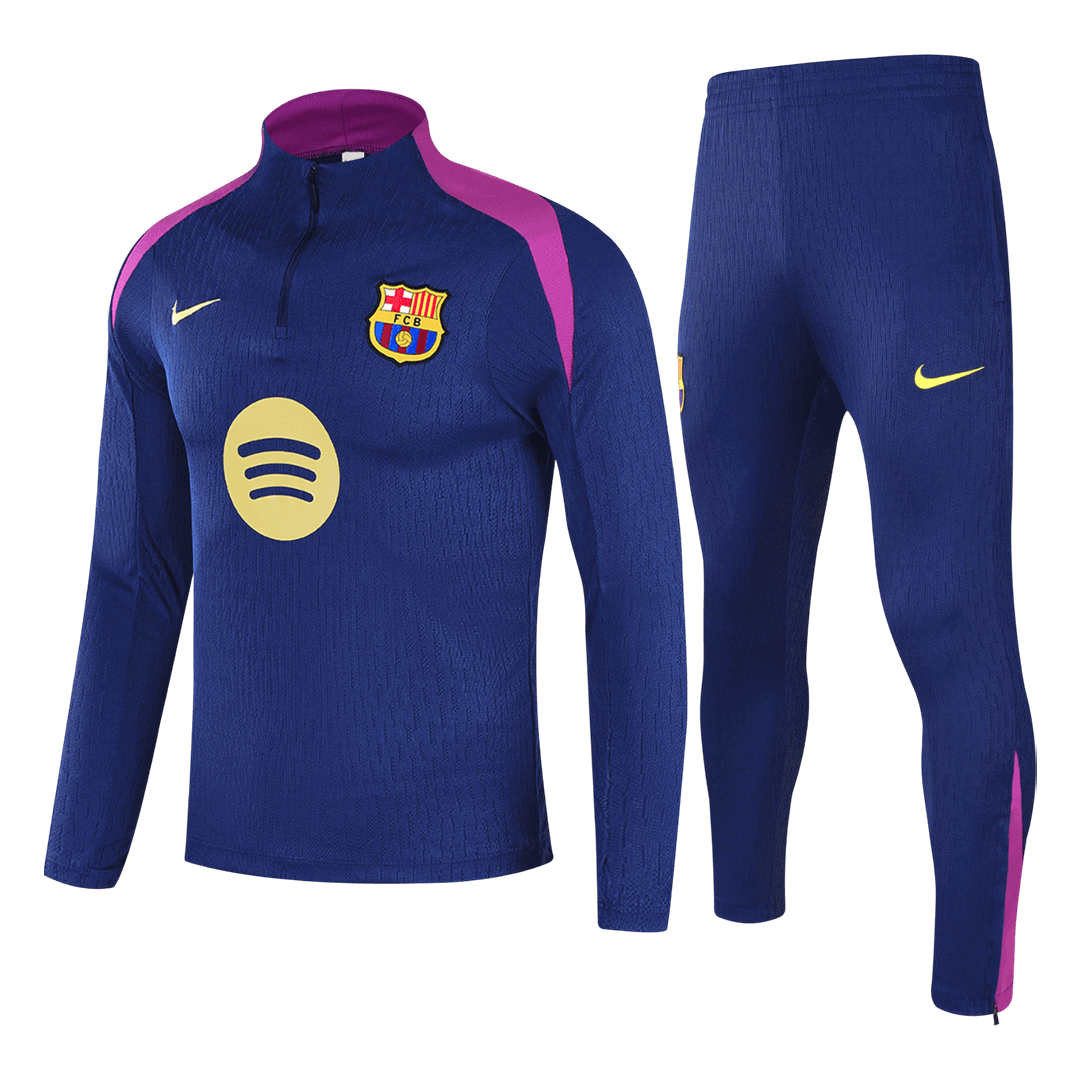 Barcelona Joggingpak met rit Set(top+broek) 2025/26 Navy