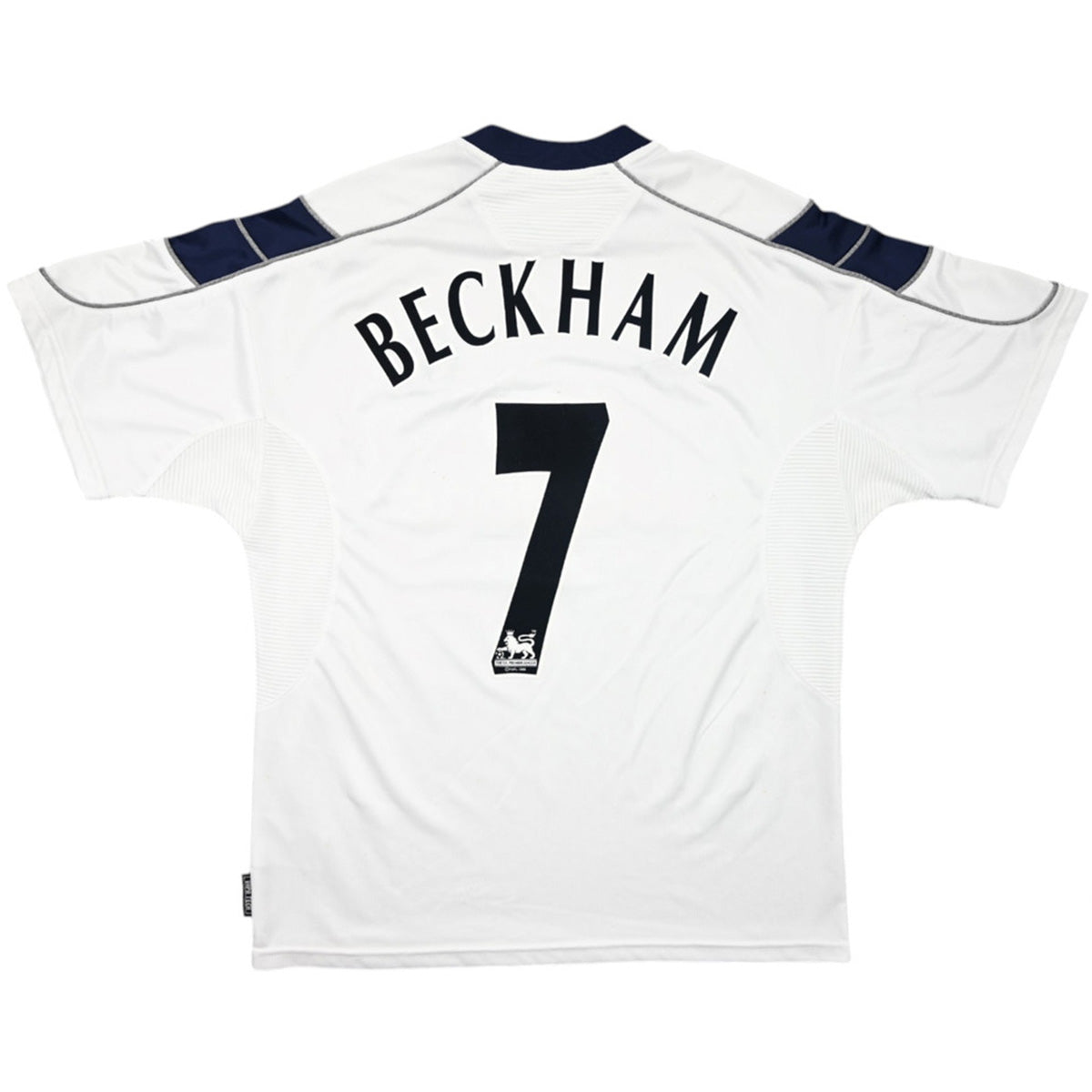 BECKHAM #7 Retro Manchester United Uit Voetbalshirt 2000/01 - achterkant