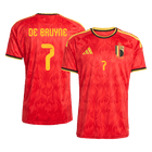 DE BRUYNE #7 Heren Belgium Thuis Voetbalshirt 2026