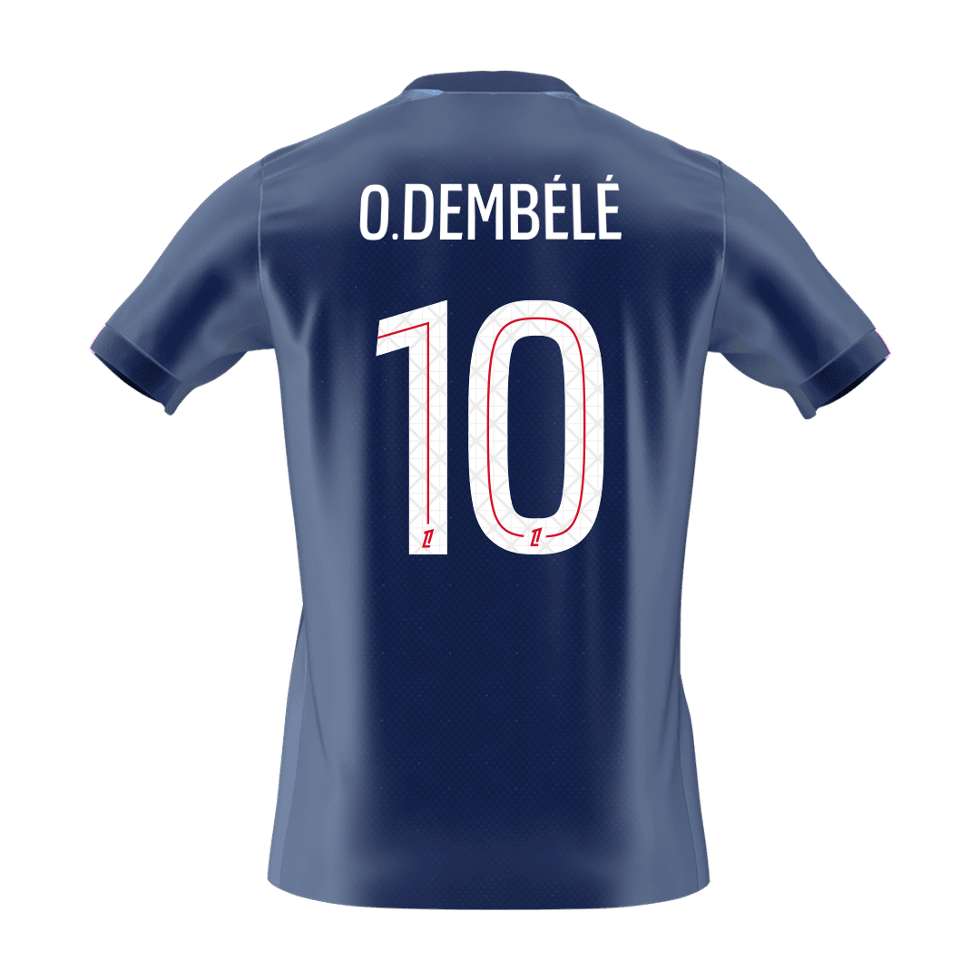 O.DEMBéLé #10 Heren PSG Thuis Voetbalshirt 2025/26 [PREMIUM]