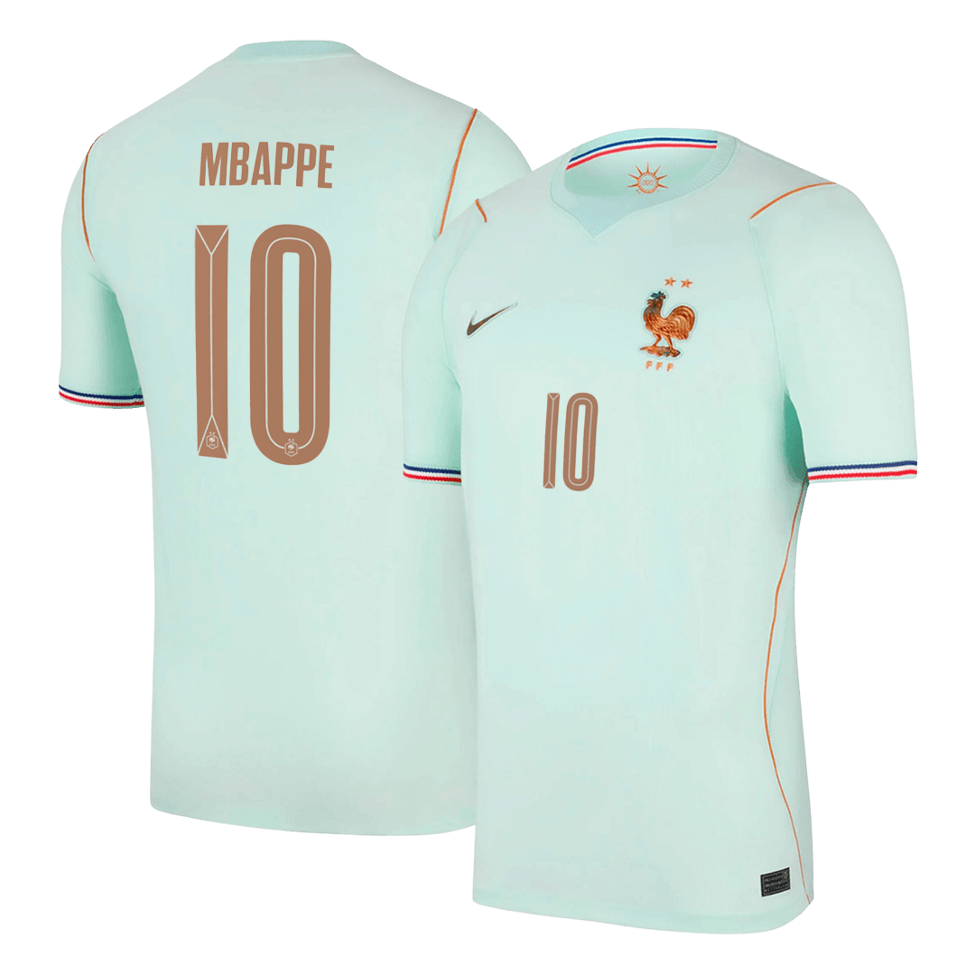 MBAPPE #10 Heren France Uit Voetbalshirt WK Voetbal 2026 - voorkant
