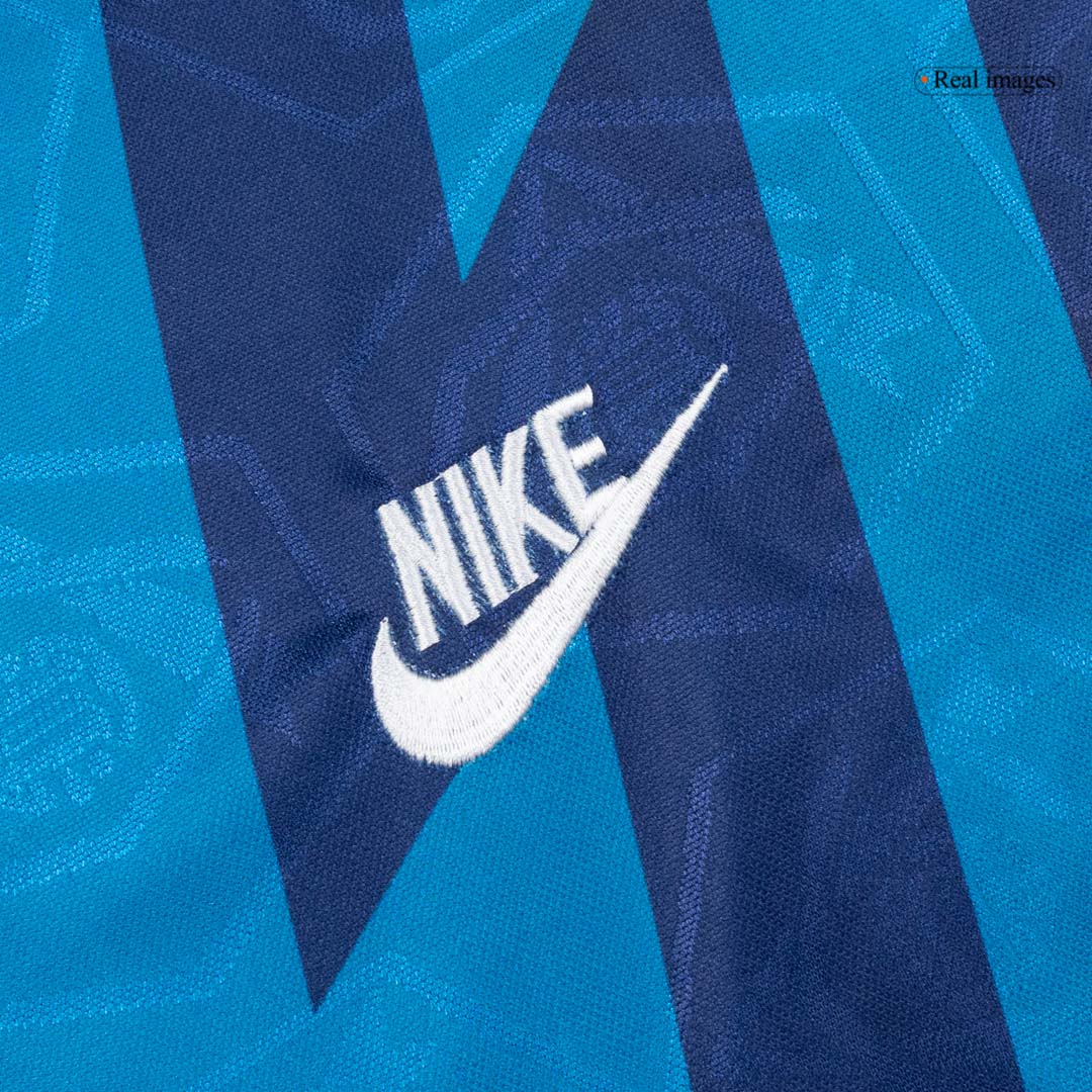 Retro Arsenal Uit Voetbalshirt 1995 - close-up