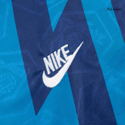 Retro Arsenal Uit Voetbalshirt 1995 - close-up