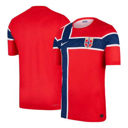 Norway Thuis Spelersversie Voetbalshirt WK Voetbal 2026 - Slim Fit - achterkant