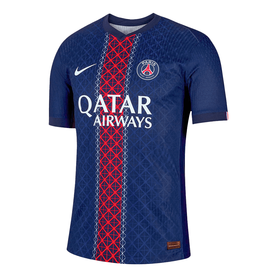 Maillot de football B.BARCOLA #29 PSG Domicile Version Joueur 2025/26 - Coupe Slim