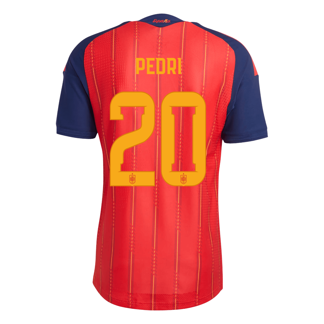 PEDRI #20 Spain Thuis Spelersversie Voetbalshirt WK Voetbal 2026 - Slim Fit