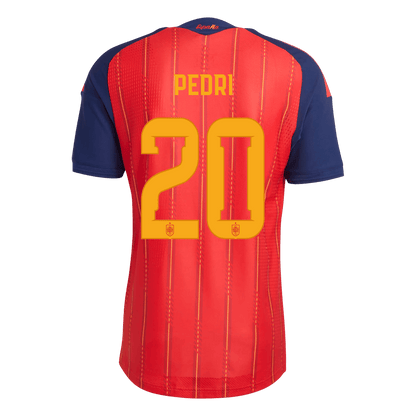 PEDRI #20 Spain Thuis Spelersversie Voetbalshirt WK Voetbal 2026 - Slim Fit