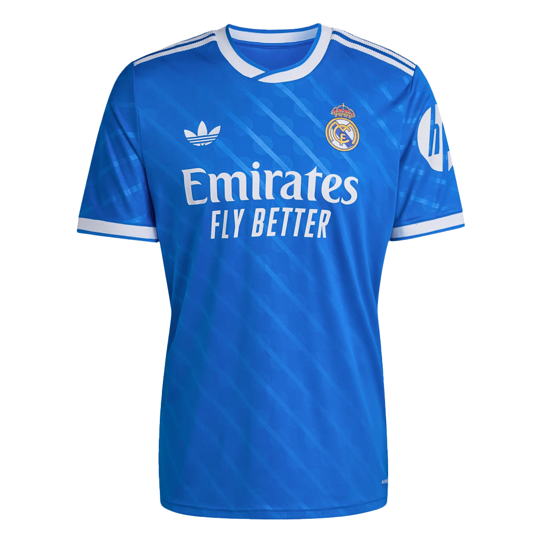 BELLINGHAM #5 Heren Real Madrid Derde Voetbalshirt 2025/26