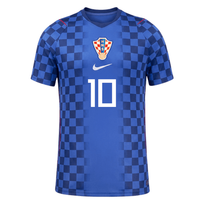 MODRIĆ #10 Croatia Uit Spelersversie Voetbalshirt WK Voetbal 2026 - Slim Fit