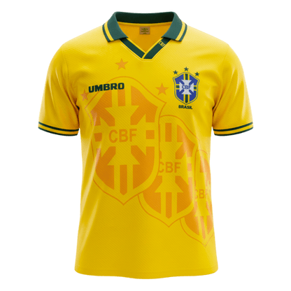 Retro Brazil Thuis Voetbalshirt 1994