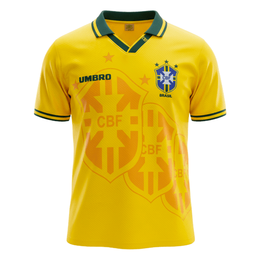 Retro Brazil Thuis Voetbalshirt 1994