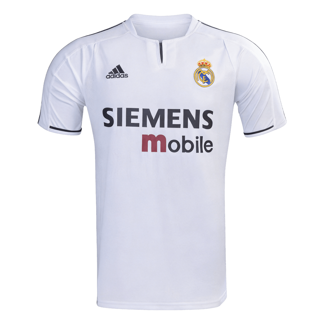 Retro Real Madrid Thuis Voetbalshirt 2003/04 - voorkant