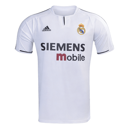 Retro Real Madrid Thuis Voetbalshirt 2003/04 - voorkant
