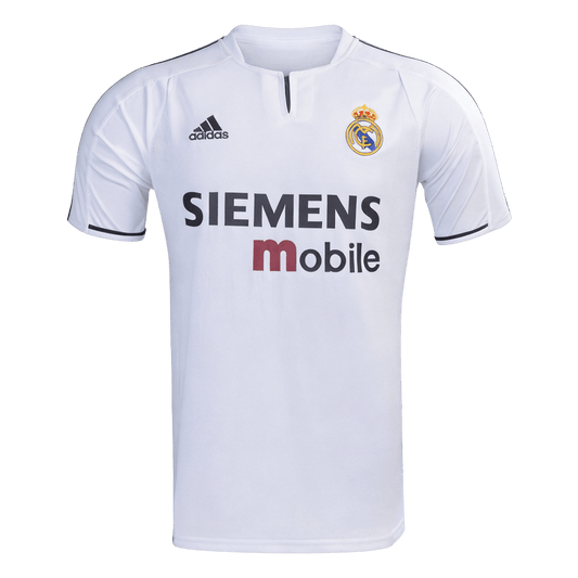 Retro Real Madrid Thuis Voetbalshirt 2003/04 - voorkant