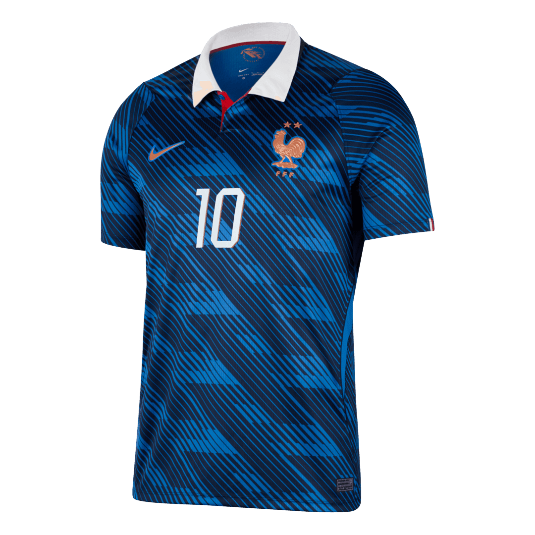 MBAPPE #10 Heren France Thuis Voetbalshirt WK Voetbal 2026 - zijkant